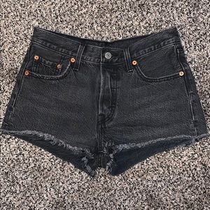 High Waisted Levi Jean Shorts